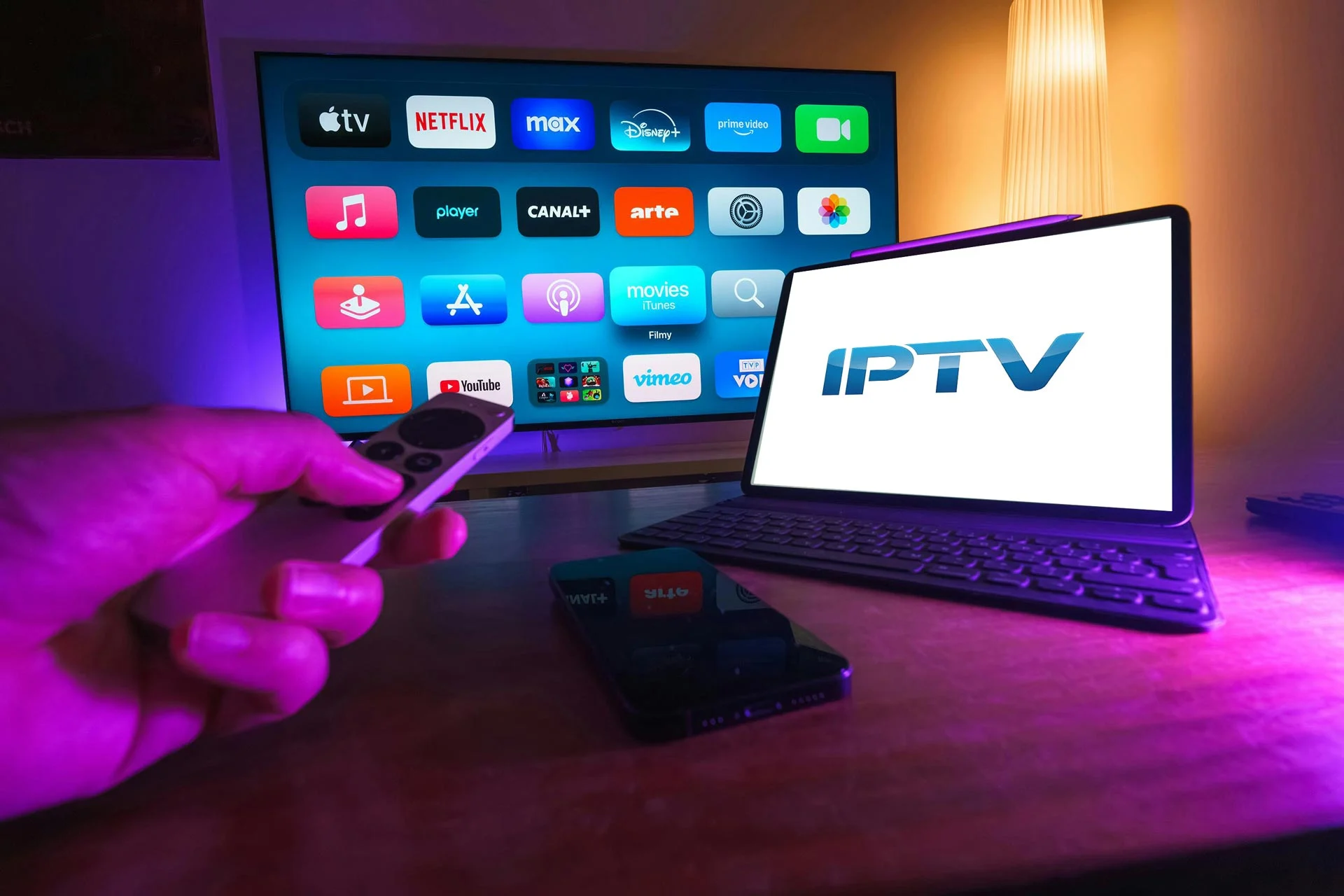 IPTV streaming on smart TV showing why IPTV is the future of television in 2025